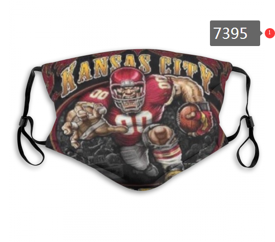 NFL 2020 Kansas City Chiefs  #67 Dust mask with filter->nfl dust mask->Sports Accessory